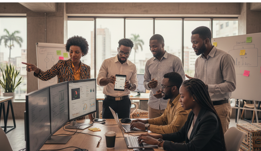 Équipe TERANGA NUMÉRIQUE à Dakar - Solutions digitales au Sénégal